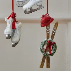 LOBERON Décorations Pour Le Sapin*Lot de 4 décorations à suspendre Papeta