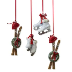 LOBERON Décorations Pour Le Sapin*Lot de 4 décorations à suspendre Papeta