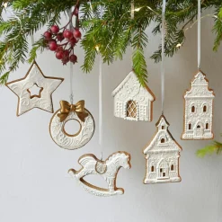 LOBERON Décorations Pour Le Sapin*Lot de 6 décorations à suspendre Roéline