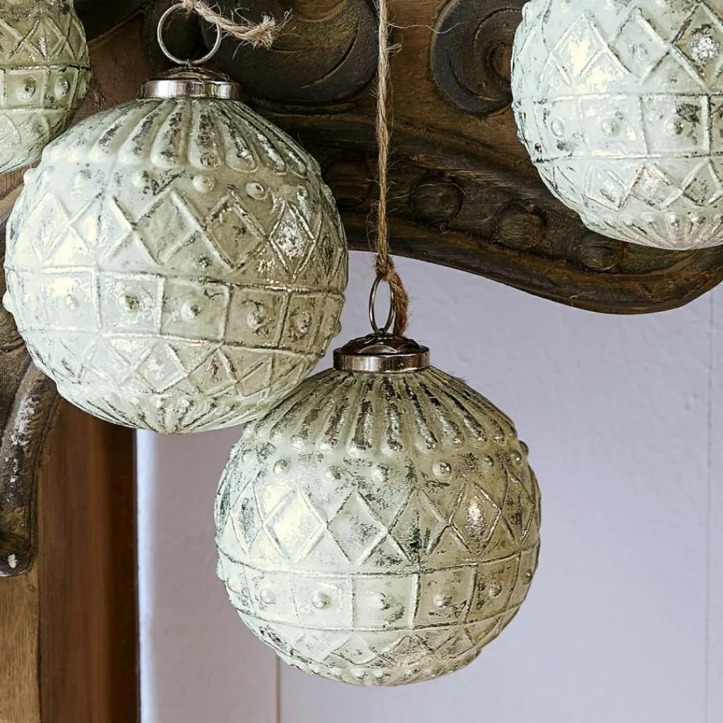 LOBERON Boules De Noël*Lot de 6 décorations de Noël Gladwin