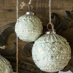 LOBERON Boules De Noël*Lot de 6 décorations de Noël Gladwin