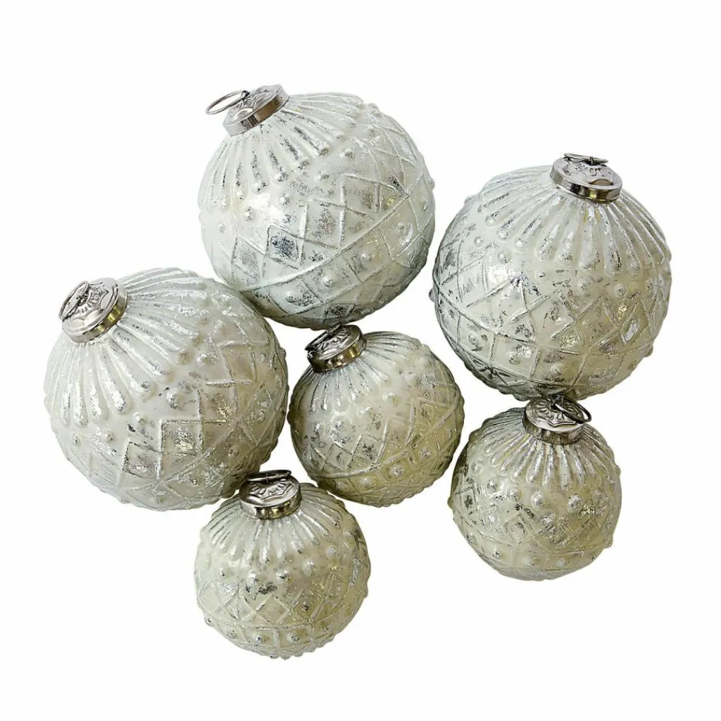 LOBERON Boules De Noël*Lot de 6 décorations de Noël Gladwin