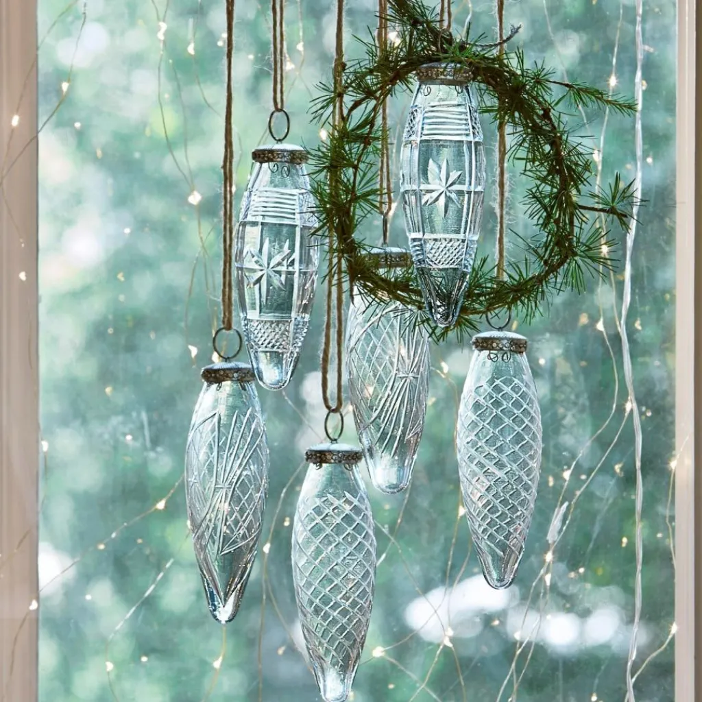 LOBERON Boules De Noël*Lot de 6 décorations de Noël Loulay