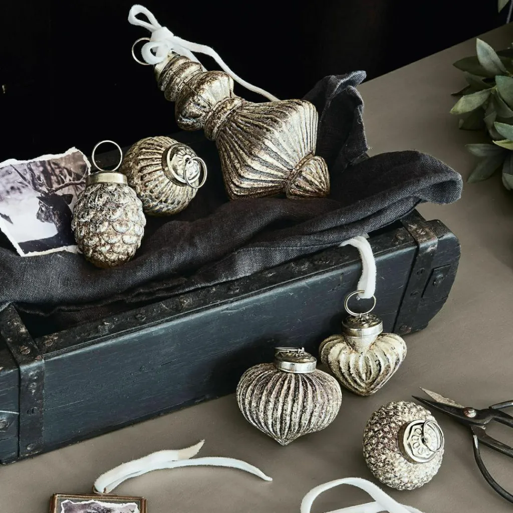 LOBERON Décorations Pour Le Sapin*Lot de 6 décorations de Noël Ménoire