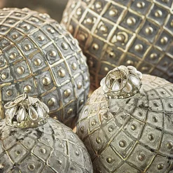 LOBERON Boules De Noël*Lot de 6 décorations de Noël Lucero