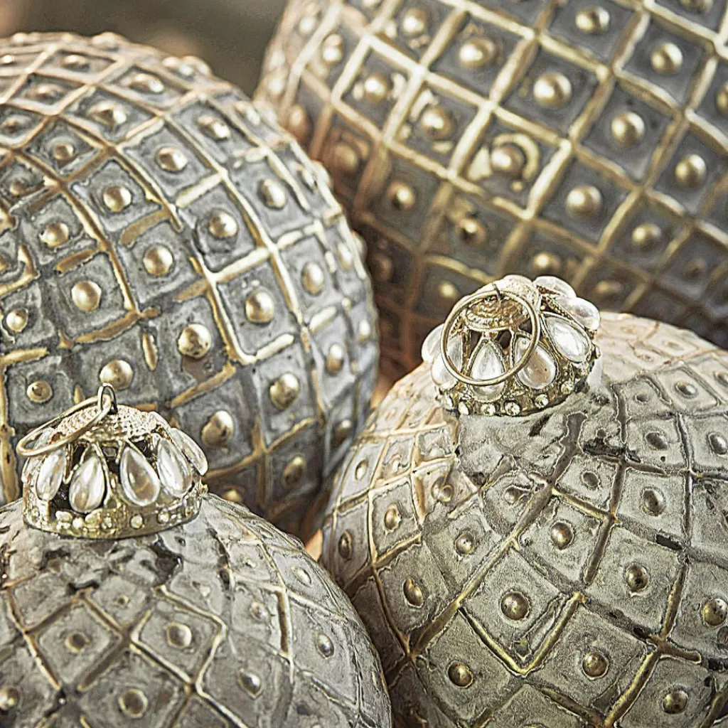 LOBERON Boules De Noël*Lot de 6 décorations de Noël Lucero