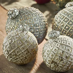 LOBERON Boules De Noël*Lot de 6 décorations de Noël Lucero