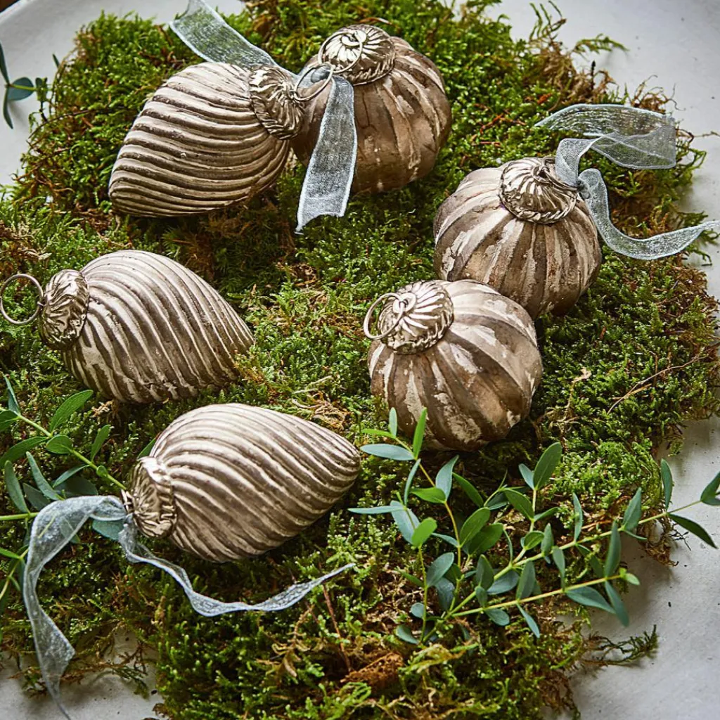 LOBERON Boules De Noël*Lot de 6 décorations de Noël Miras