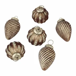 LOBERON Boules De Noël*Lot de 6 décorations de Noël Miras