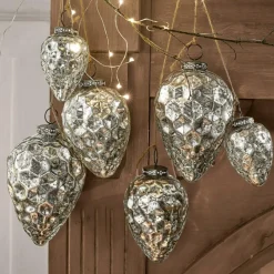 LOBERON Boules De Noël*Lot de 6 décorations de Noël Colin