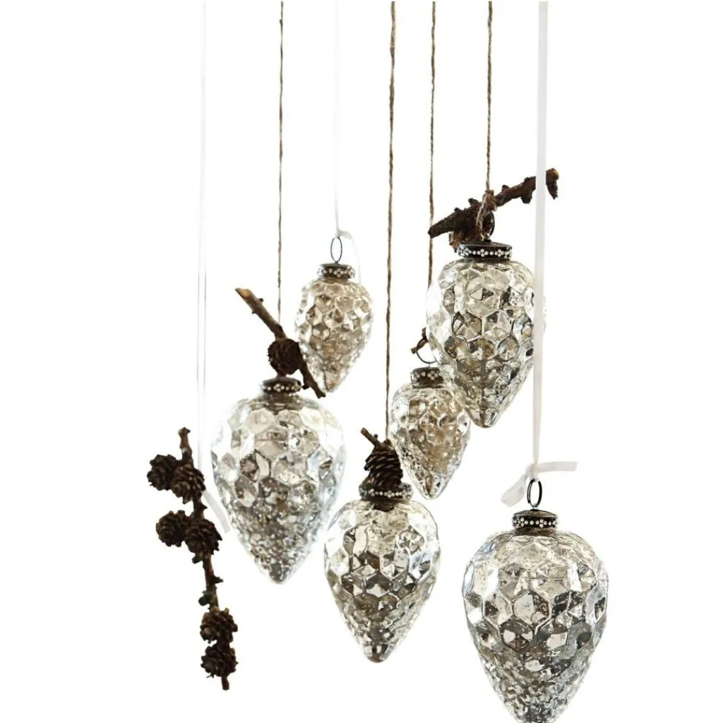 LOBERON Boules De Noël*Lot de 6 décorations de Noël Colin