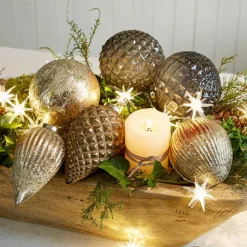 LOBERON Boules De Noël*Lot de 6 décorations de Noël Layounne