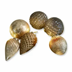 LOBERON Boules De Noël*Lot de 6 décorations de Noël Layounne