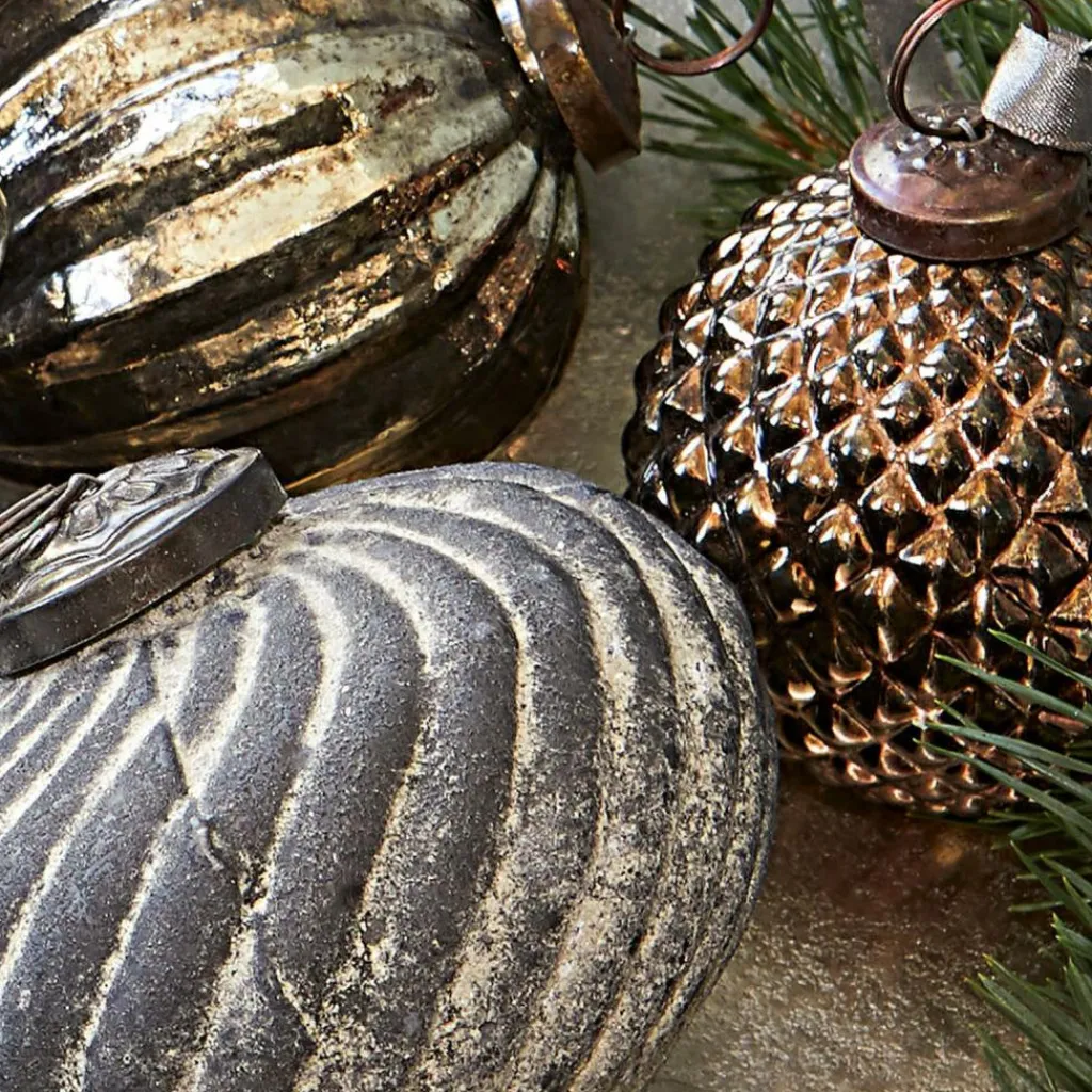 LOBERON Boules De Noël*Lot de 6 décorations de Noël Alva