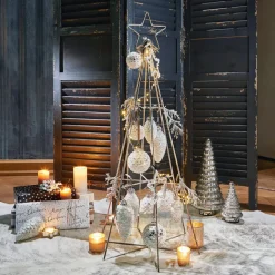 LOBERON Boules De Noël*Lot de 6 décorations de Noël Éva