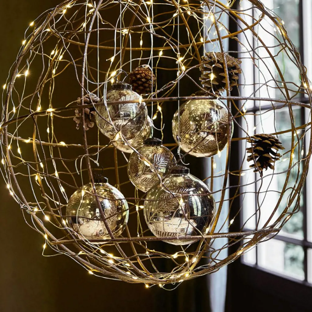 LOBERON Boules De Noël*Lot de 6 décorations de Noël Tristan