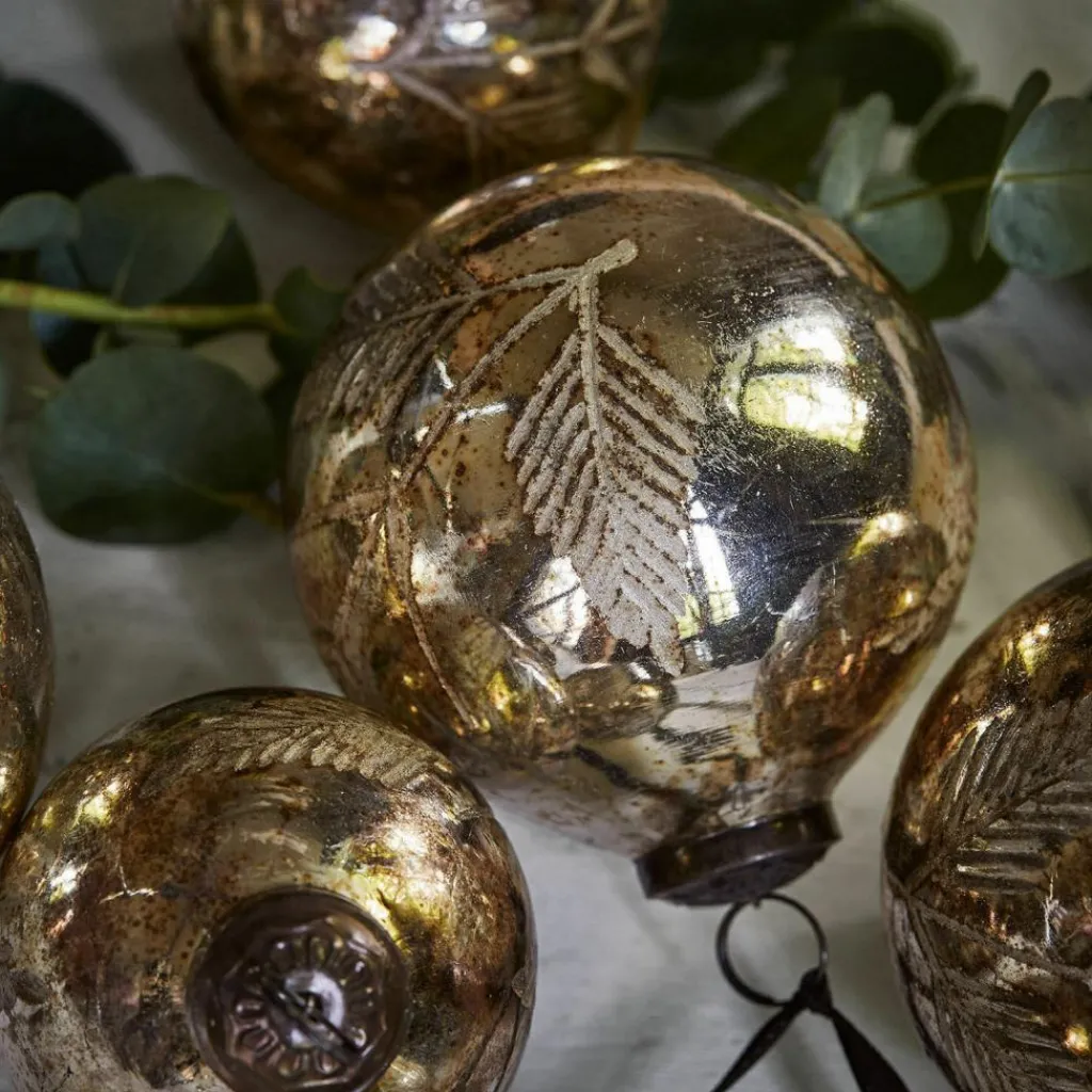 LOBERON Boules De Noël*Lot de 6 décorations de Noël Tristan