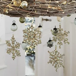 LOBERON Décorations Pour Le Sapin*Lot de 4 décorations de Noël Gaillon