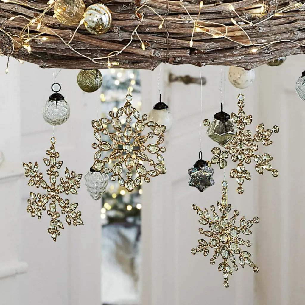 LOBERON Décorations Pour Le Sapin*Lot de 4 décorations de Noël Gaillon
