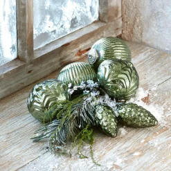 LOBERON Boules De Noël*Lot de 6 décorations de Noël Silverhill