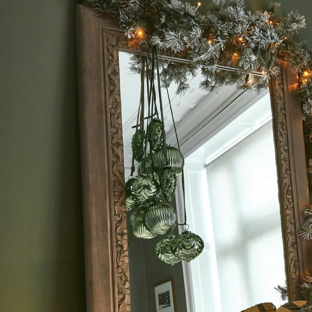 LOBERON Boules De Noël*Lot de 6 décorations de Noël Silverhill