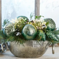 LOBERON Boules De Noël*Lot de 6 décorations de Noël Silverhill