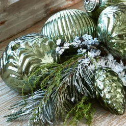 LOBERON Boules De Noël*Lot de 6 décorations de Noël Silverhill