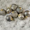 LOBERON Boules De Noël*Lot de 8 décorations de Noël Silverlake