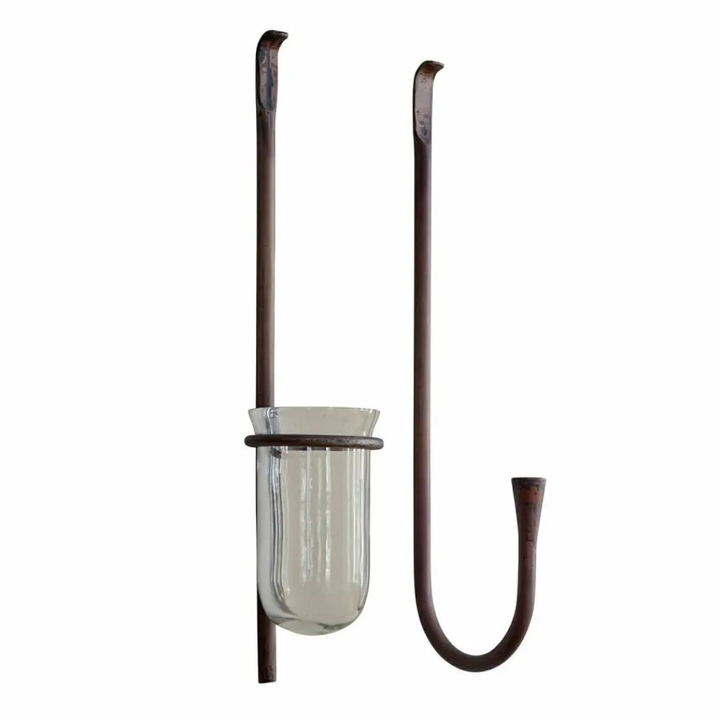 LOBERON Bougeoirs|Porte-Bougies*Lot de 2 décorations murales Valèrie