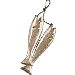 LOBERON Décorations De Jardin*Lot de 2 décorations poisson Sardine´s