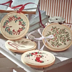 LOBERON Objets Décoratifs De Noël*Lot de 4 décorations Seravas