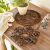 LOBERON Ustensiles De Cuisine|Accessoires De Table*Lot de 2 dessous de plats Gratton