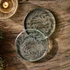 LOBERON Décorations De Table De Noël*Lot de 2 dessous de verre Altheris