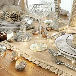 LOBERON Décorations De Table De Noël*Lot de 2 dessous de verres Angeloi