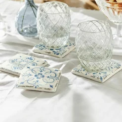 LOBERON Ustensiles De Cuisine|Accessoires De Table*Lot de 4 dessous de verres Évry