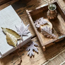 LOBERON Objets Décoratifs|Décoration*Lot de 6 feuilles décoratives Merel
