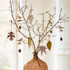 LOBERON Objets Décoratifs|Décoration*Lot de 6 feuilles décoratives Merel