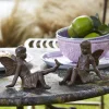 LOBERON Décorations De Jardin*Lot de 2 figurines décoratives Papille