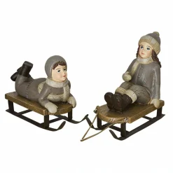 LOBERON Objets Décoratifs De Noël*Lot de 2 figurines décoratives Xavienne