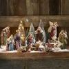 LOBERON Crèches De Noël|Figurines De Noël*Lot de 11 figurines de crèche Christi