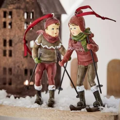 LOBERON Décorations Pour Le Sapin*Lot de 2 figurines Gulbin