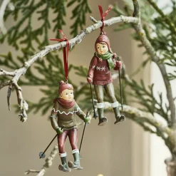 LOBERON Décorations Pour Le Sapin*Lot de 2 figurines Gulbin