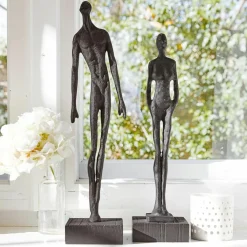 LOBERON Personnages|Décoration*Lot de 2 figurines Perce