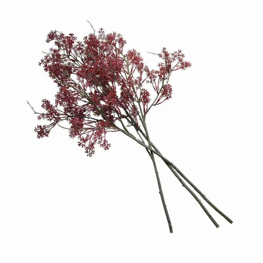 LOBERON Fleurs Séchées Et Artificielles|Décoration*Lot de 3 fleurs décoratives Lac Serein