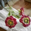 LOBERON Fleurs Séchées Et Artificielles|Décoration*Lot de 3 fleurs décoratives Inara
