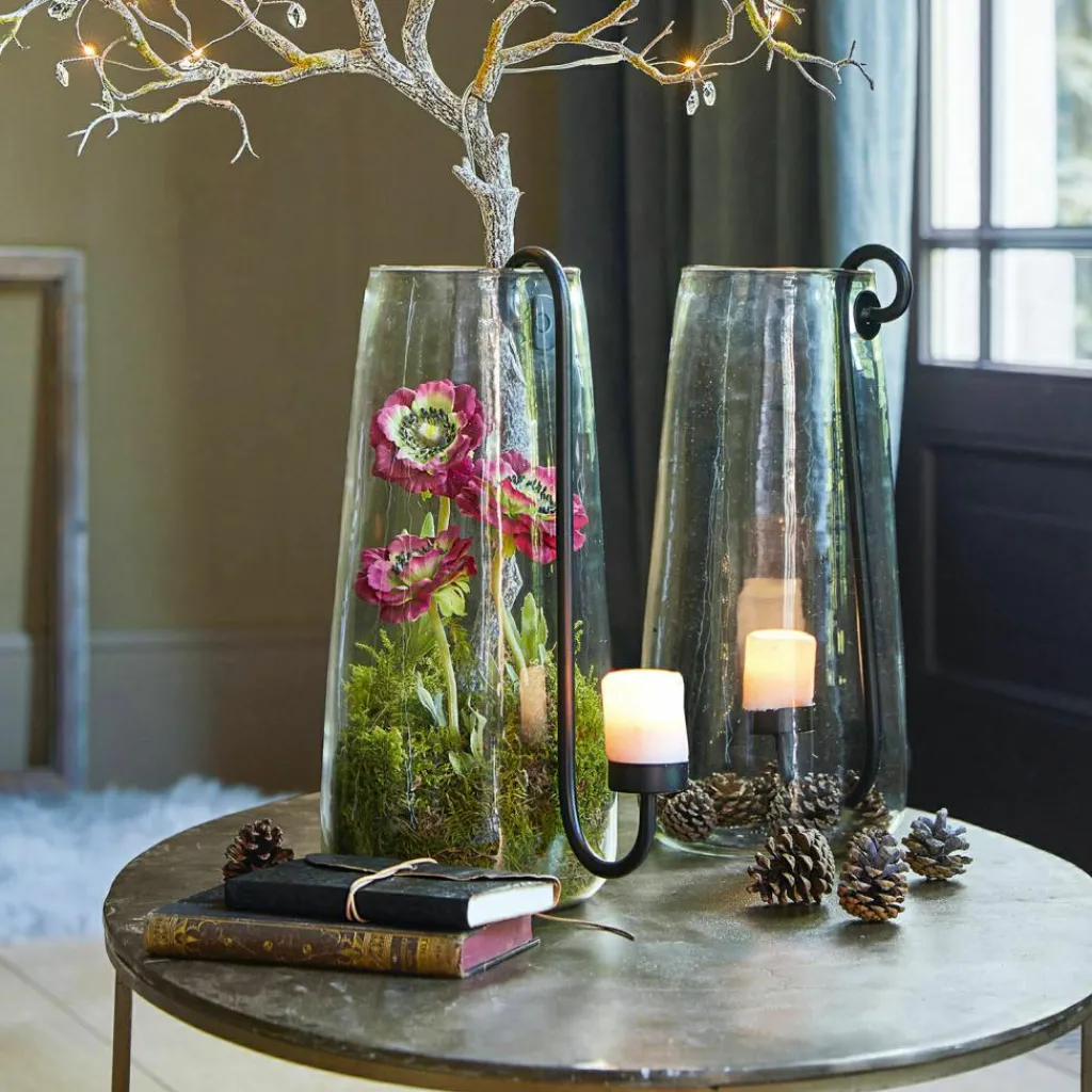 LOBERON Fleurs Séchées Et Artificielles|Décoration*Lot de 3 fleurs décoratives Inara