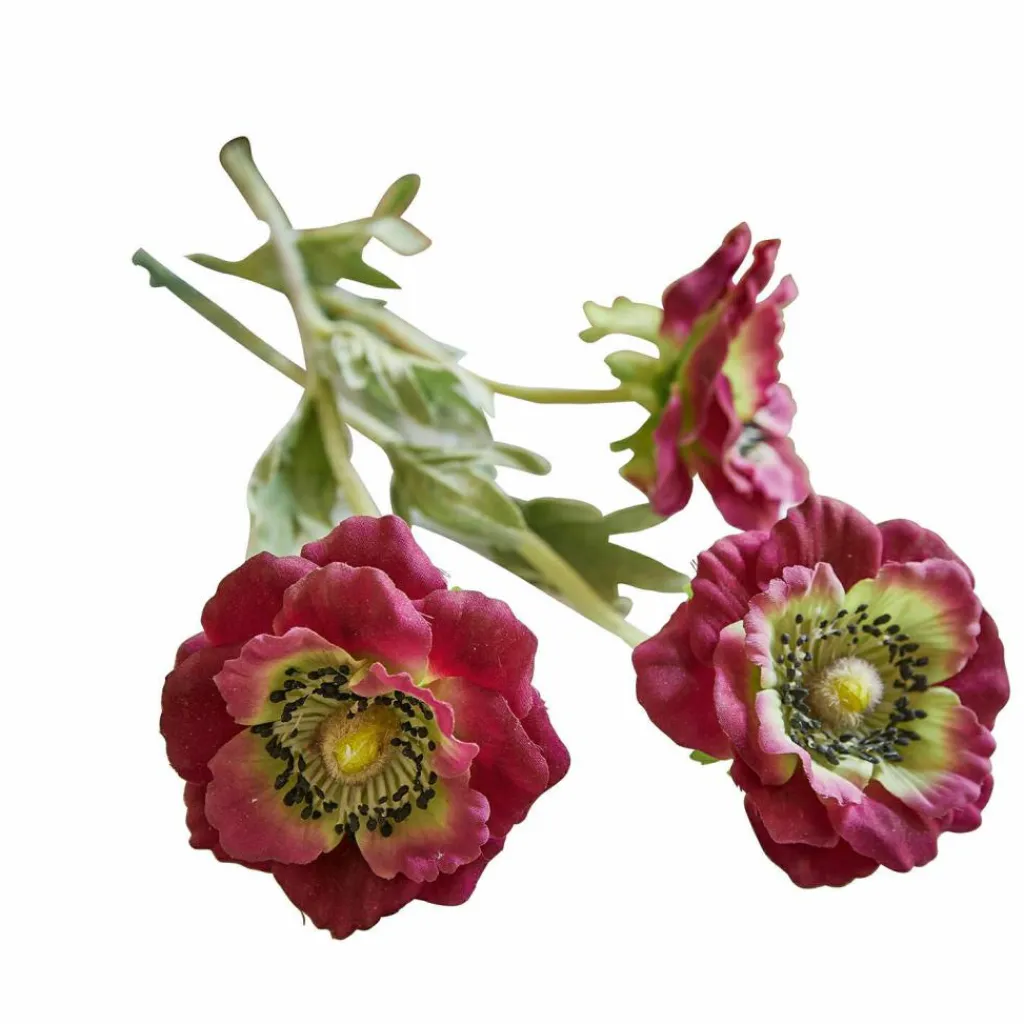 LOBERON Fleurs Séchées Et Artificielles|Décoration*Lot de 3 fleurs décoratives Inara
