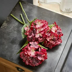 LOBERON Fleurs Séchées Et Artificielles|Décoration*Lot de 3 fleurs décoratives Virette