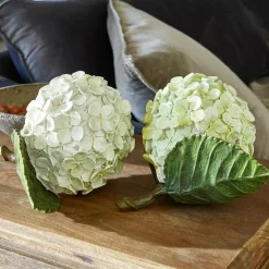 LOBERON Fleurs Séchées Et Artificielles|Décoration*Lot de 2 fleurs décoratives Hortensie