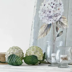 LOBERON Fleurs Séchées Et Artificielles|Décoration*Lot de 2 fleurs décoratives Hortensie